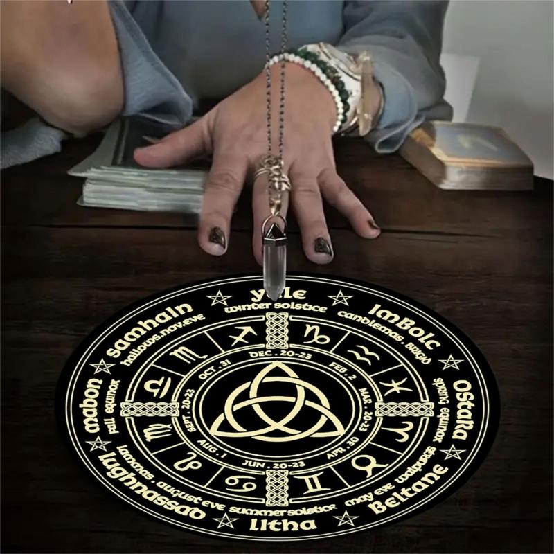 Целительные Камни Генераторы Энергии Алтари Таро Созвездия Алтари Таро Коврик для Карт Маятники для Лозоходства Церемониальный Коврик