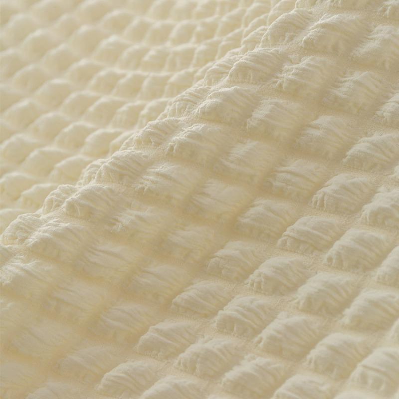 0.5m/1m/2m Soft Elastic Bubble Plaid Fabric Waffle Cloth for Sewing Sofa Cushion Cover Bag Dress Bedding DIY Clothing Fabric