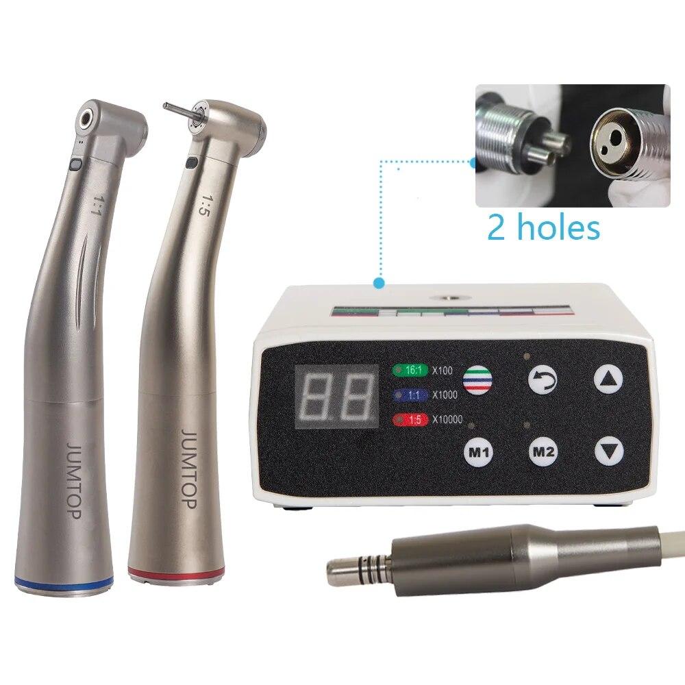 Стоматологический бесщеточный электрический светодиодный микромотор с 1:5 волоконно-оптических красных колец с противоположным углом, пригодных для инструмента микромоторного оборудования стоматолога