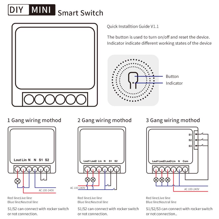 Tuya Zigbee 3.0 Умный модуль переключателя DIY Автоматический выключатель Реле 1/2/3 клавиши Выключатель света Голосовое управление С Alexa Google Home Ассистент