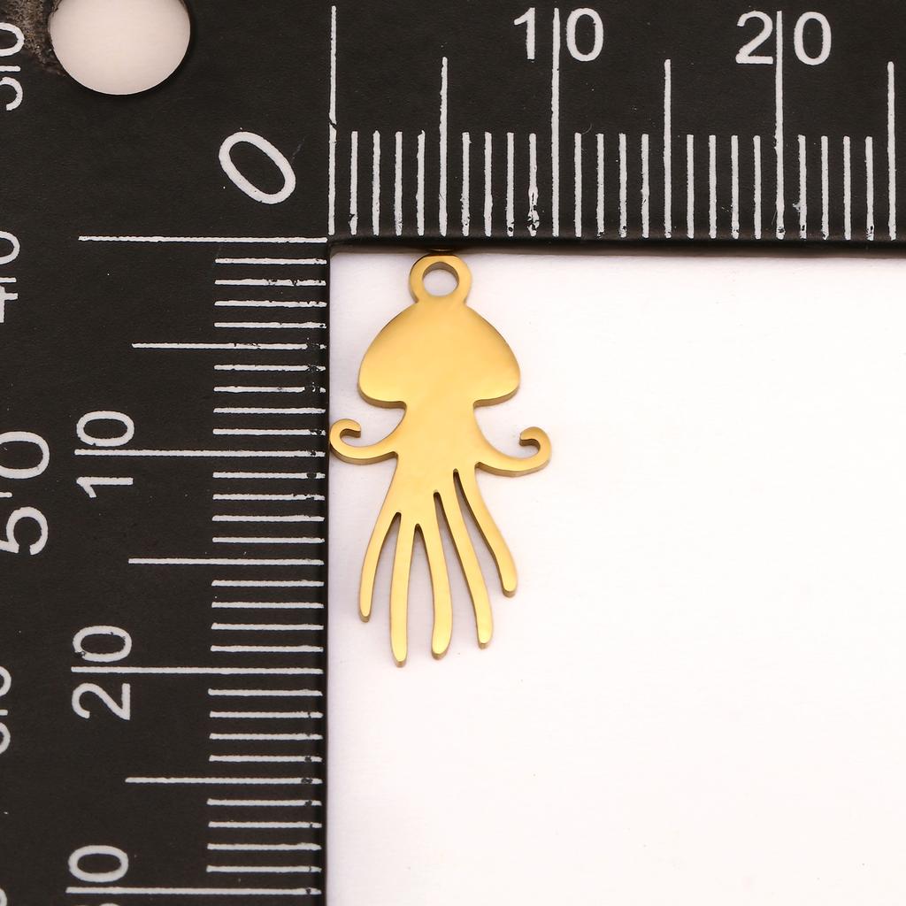 5Pcs Pineapple/Monstera Leaf/Tropical Hawaii Palm Tree Charms Stainless Steel Conch Pendant DIY Bracelet Necklace Jewelry Making