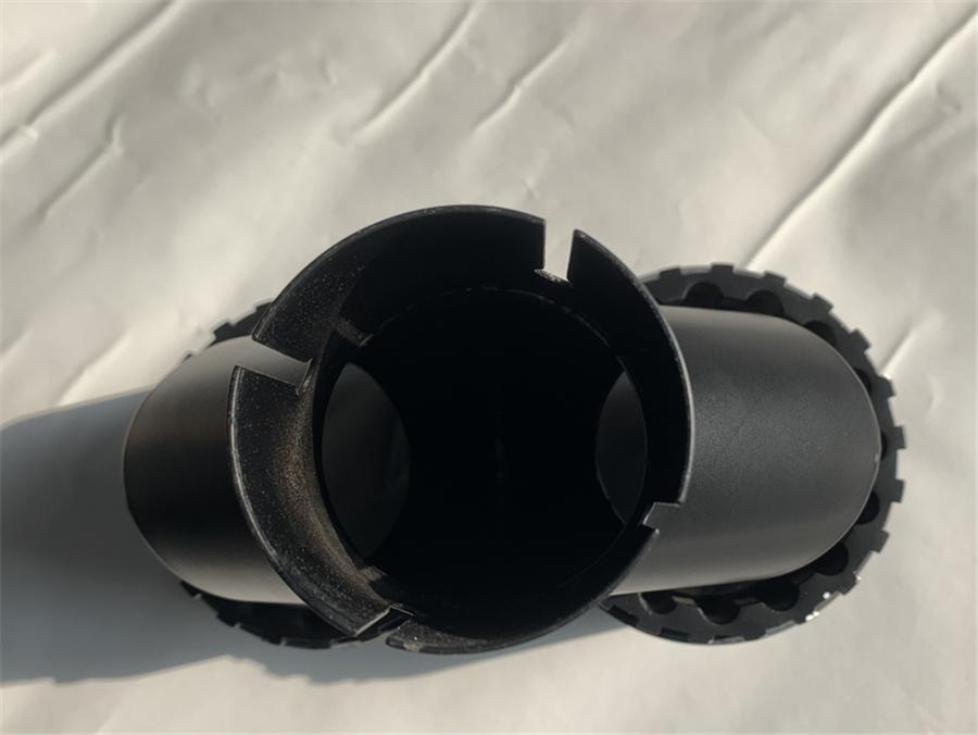 Пара Универсальных трехслойных 63мм Вход 89мм Выход 100% Настоящее углеволокно Автомобиль Внедорожник Двойная выхлопная труба Хвостовая насадка глушителя Покрытие черный