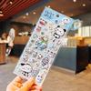 4pcs Panda Bubu And Yier 3D Bubble Stickers Sakura Ingenious Girl'S Diy Phone Case Camera Decoration Children'S Reward Toy