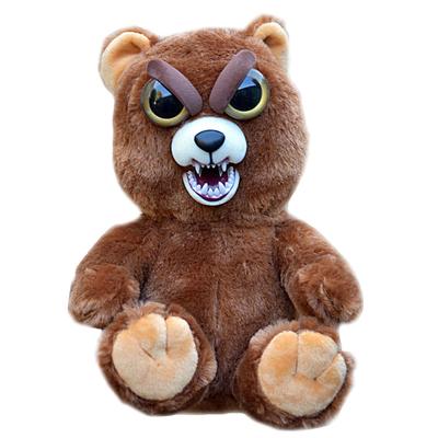 Feisty Pets Коричневый медведь от RANGS Facetippet Злой Меняющееся выражение Плюшевая игрушка Япония, Медведь,