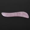 1pc Natural Rose Quartz Crystal Massage Wands Stone Face Massaging Tool Smooth 115mm 4.5in