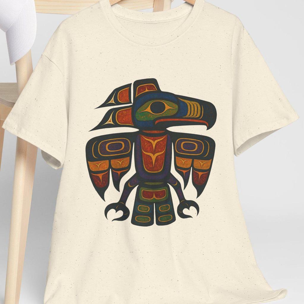 Haida Tlingit Thunderbird Totem Tee: Indigenous Art T shirt