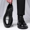 Обувь Зимние Оксфорды Британский Business Casual Трехголовые Кожаные Туфли Туфли для Формальных Мероприятий Свадьбы Жениха Обувь Дерби