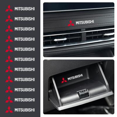 1/2/5/10 шт. Автомобильные значки Наклейки в салон для Ralliart Lancer Outlander Pajero L200 ASX Mirage Eclipse Montero EVO9 Galant