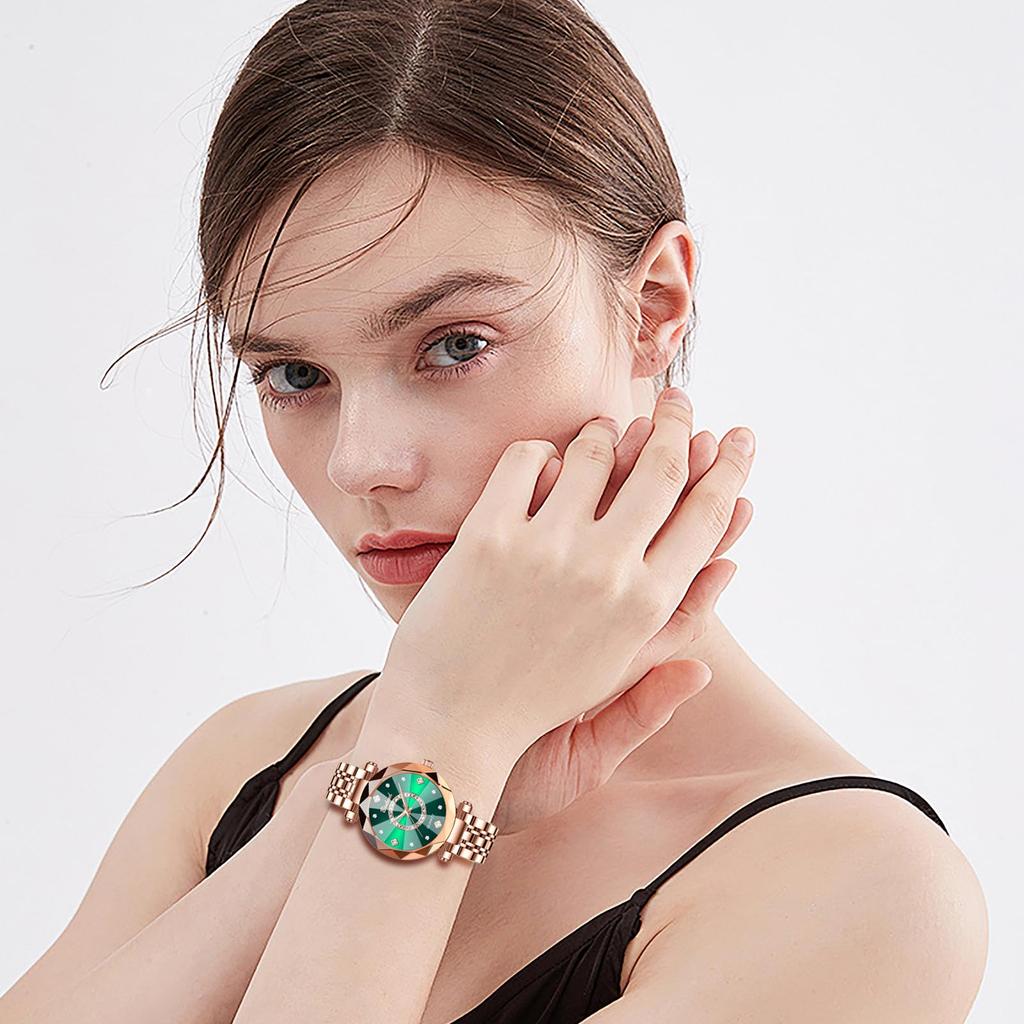 Cute and Popular Adjustable Stainless Steel Quartz Stylish Fashion Watch Perfect for or As a Gift for Her Women's Watch, Waterproof Length, Watch, -