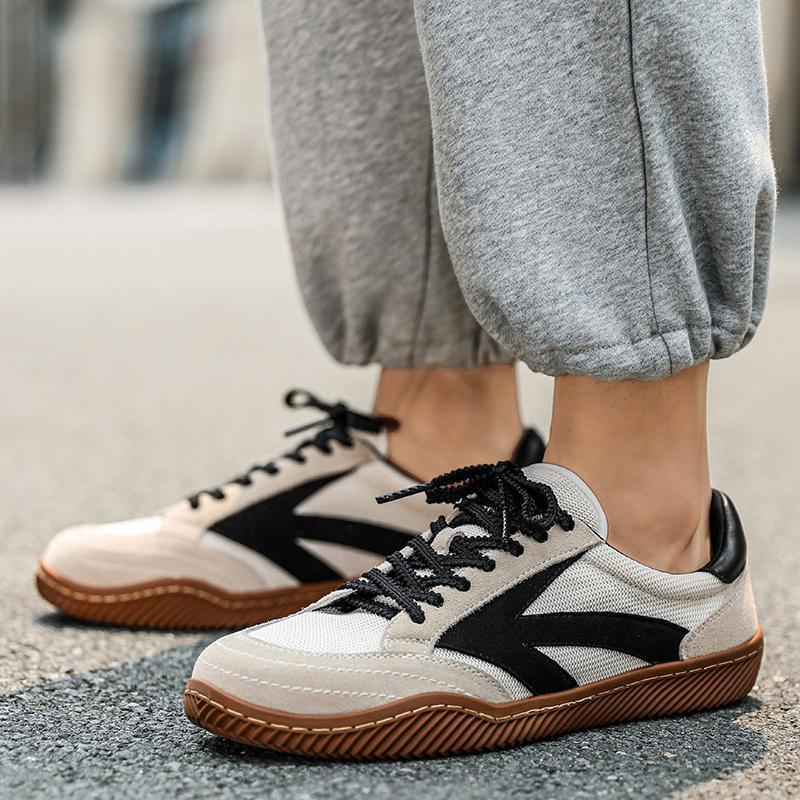 Fashion Retro Casual Shoes for Men Low Top Sports Tennis Shoes Outdoor Lace-Up Footwear Designer Sneakers German Training Baseball Shoes