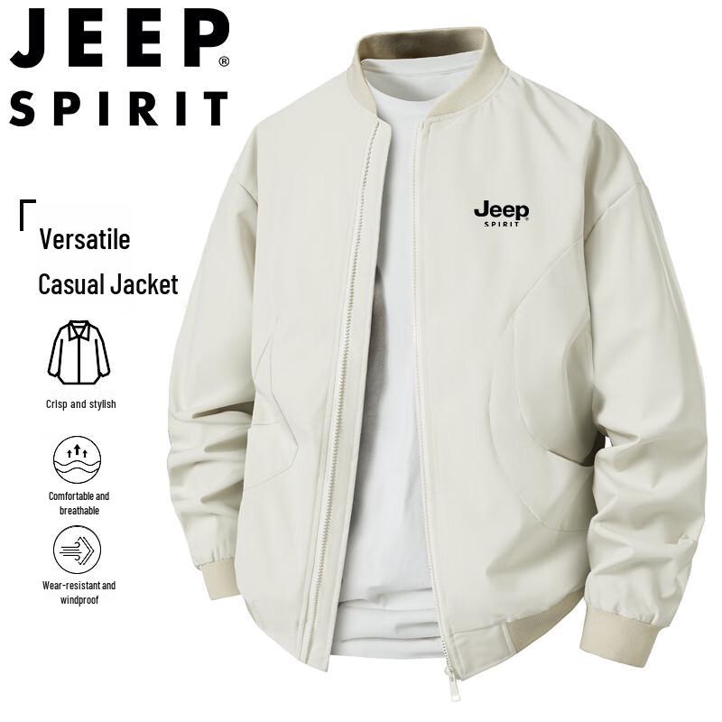 JEEP SPIRIT Men's Stand Collar Jacket