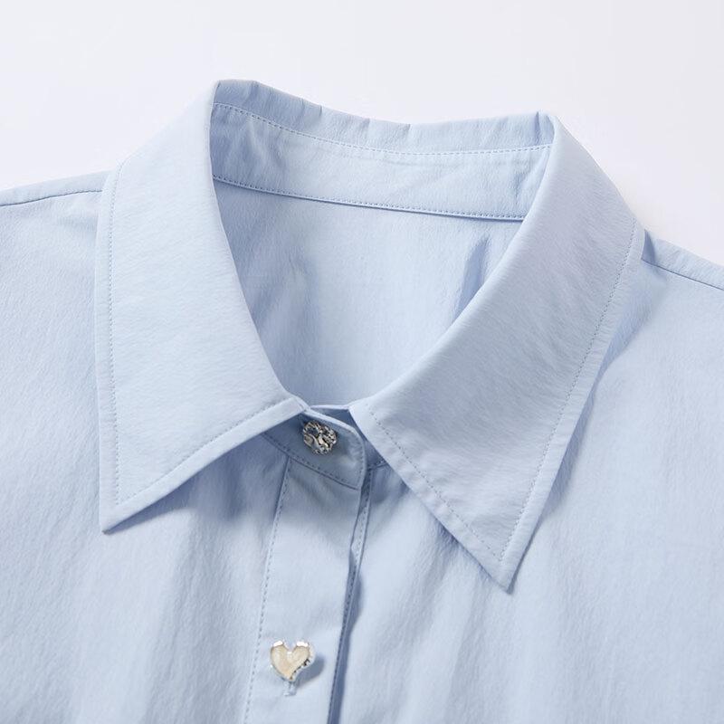 Women's Smart Commuter Short Sleeve Lapel Shirt