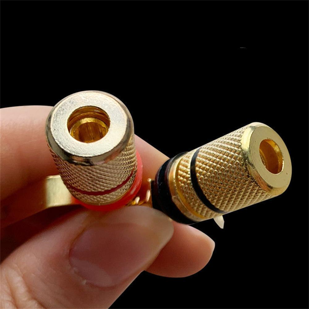 20Pcs 4mm Amplifier Speaker Terminal Binding Post Socket Connector Red & Black