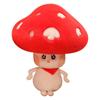 35 см Симуляция Гриба Кукла Плюшевая Игрушка Фигурка Мультфильм Аниме Милая Подушка Подушка Декор для Дома Подарок на День Рождения Ребенка Кукла