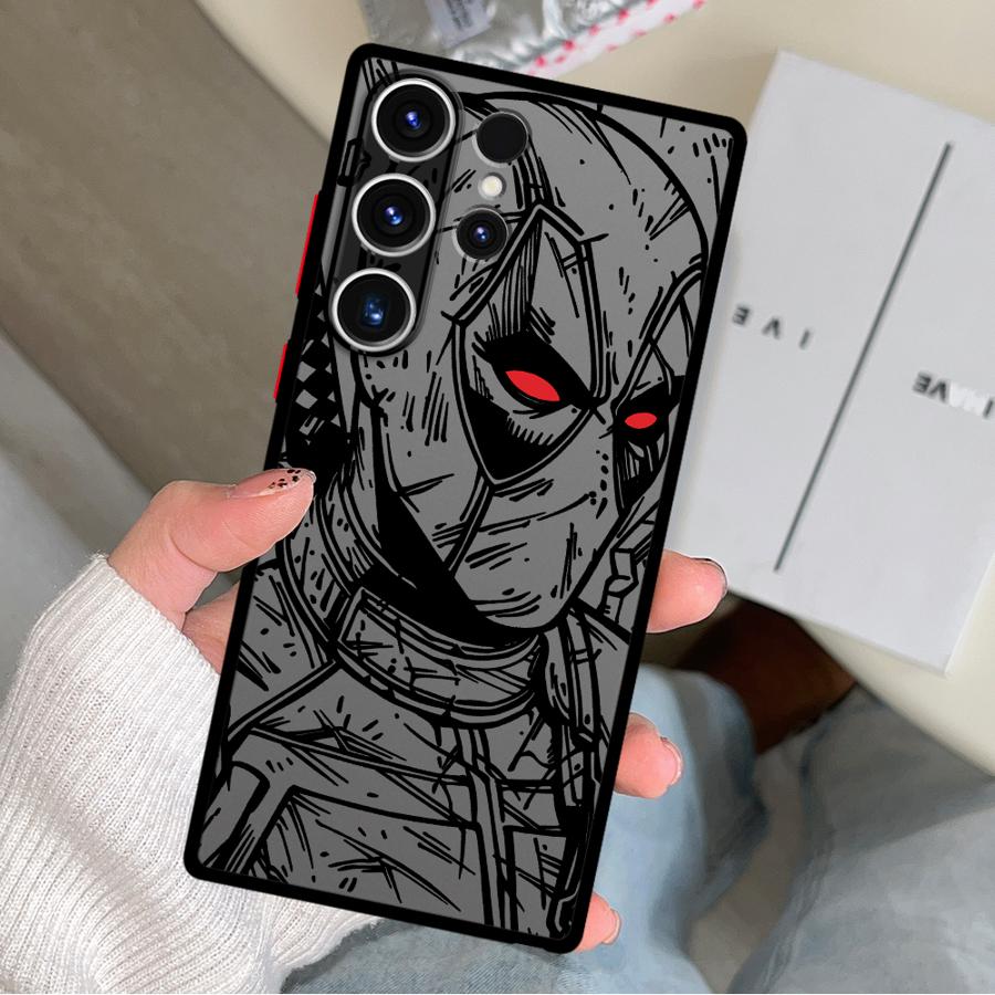 Чехол для Samsung Galaxy S26 S20 S24 Plus S22 S21 Note 20 10+ S23 FE S25 Ultra Funda Чехол для телефона Marvel Deadpool Ironman