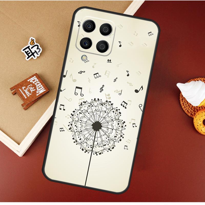 Minimalist Music Lover Case For Samsung Galaxy M55 M35 M15 M56 M36 M16 M06 M31 M13 M33 M53 M12 M32 M52 M14 M34 M54
