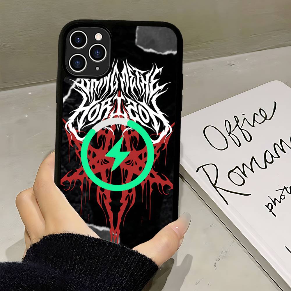 Rock Band B-Bring M-Me The H-Horizon Магнитный чехол для iPhone 17 Air 16 15 14 13 12 11 Pro Max Plus с поддержкой MagSafe Беспроводная зарядка