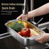 Expandable Stainless Steel Over-Sink Drainer Rack