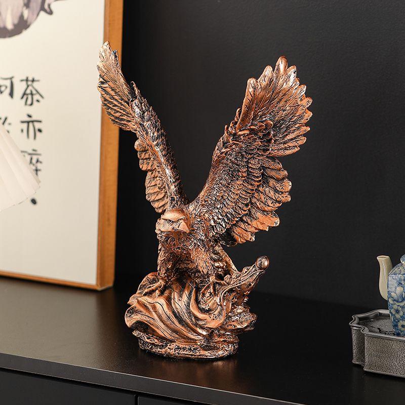 Eagle Figurine - Elegant Office & Home Decor, Perfect for Housewarming