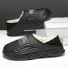 Man Slippers Platform Flexible Outdoor Recommended Slip-on Waterproof Comfortable Wear-Resistant Anti-slip Plus Velvet Keep Warm