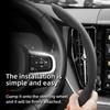 vcxja9 Suitable for Volvo Anti-Slip Buckle Segmented Suede Steering Wheel Cover Suitable for V40 V70 S60 C30 S40 S90 Xc90 Xc70 Xc60 Fh Ex30 S80 Xc40 