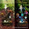Halloween Explosion Pumpkin Ghost Tree Lamp Luminous Ornament Indoor Atmosphere Colorful Lighting Resin Crafts