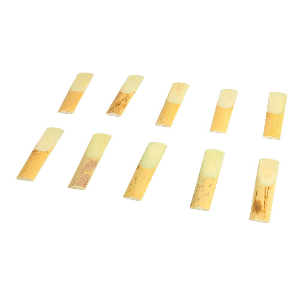 10 Pcs Alto Saxophone Reed Professional Traditional Reed Accessory for Alto Saxophone Strength No. 3