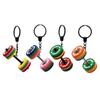 2025 New Barbell Keychain Silicone Dumbbell Keychain Gym Gifts For Gym Lovers Fitness Trainer Gift Backpack Car Key Pendant