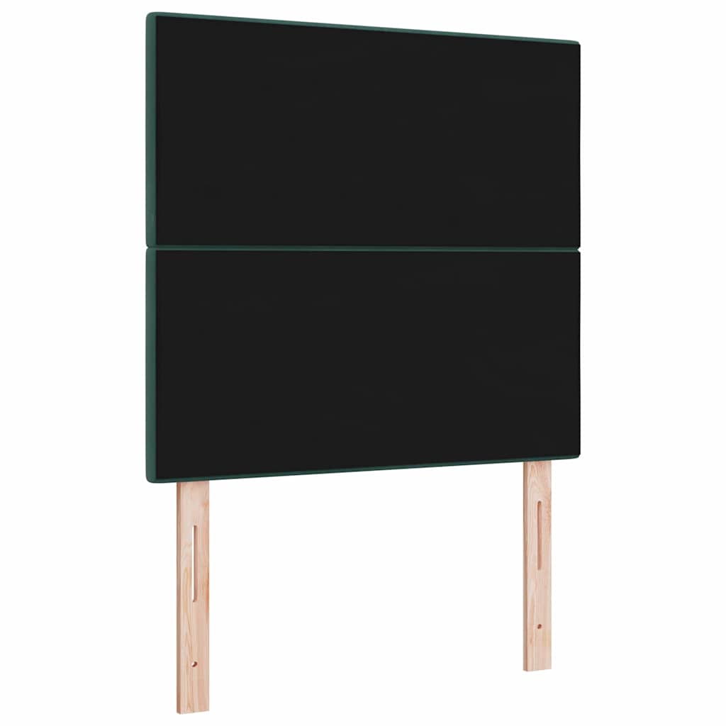 Headboard in Dark Green 80 cm Velvet