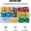 Zpana 140PCS Mini Car Fuses Assortment Kit, 5A 7.5A 10A 15A 20A 25A 30A Vehicle Blade Fuses Kit with Puller, Automotive Replacement Accessories,