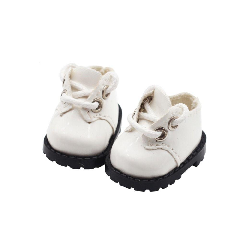 3.8X2.3cm Toy Shoes Shiny Strap Finger Shoes Fashion Doll Shoes Cotton Doll