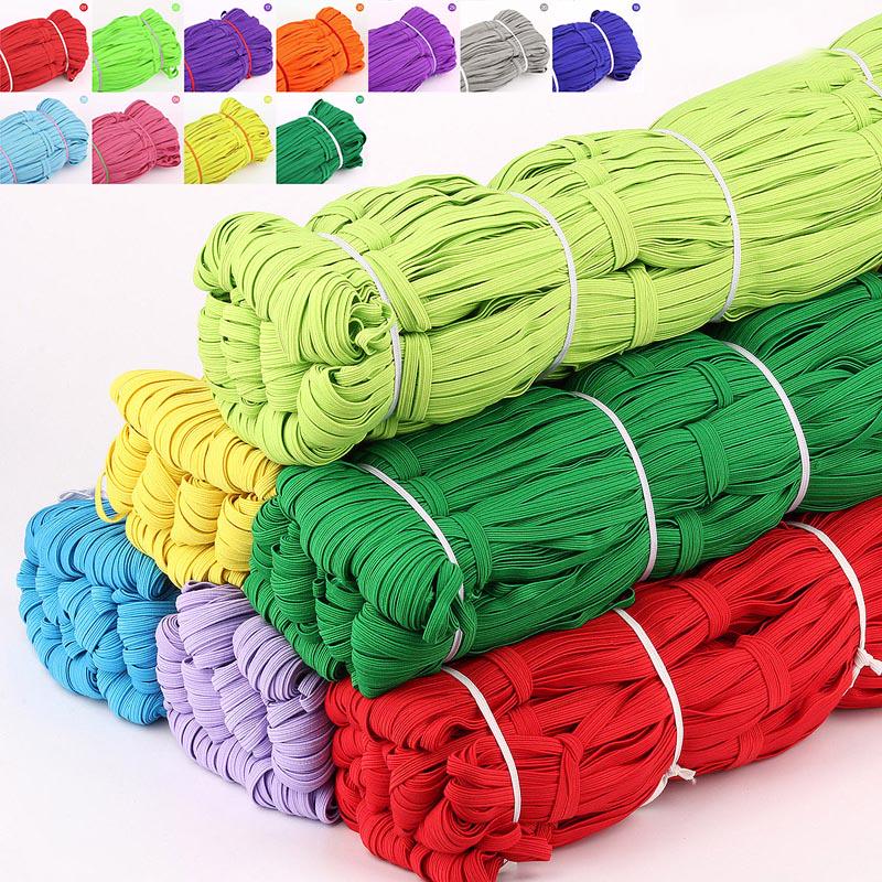 30 м эластичная резинка 0,6 см, тонкая плоская повязка на голову, аксессуары для волос, сделай сам, для одежды, обуви, аксессуары для шитья