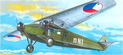 VALOM Масштаб 1/72 Чешский транспортный самолет Avia F.7b с тремя двигателями Пластиковый набор для сборки CV72096