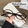 Oval Small Frame Retro Female Fashion Ordinary Glasses Anti-Blue Light Glasses Eye Protection Lady Optical Glasses Eyeglasses