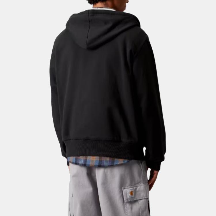 Carhartt WIP Активная куртка-толстовка FW25 Классическая с двойной молнией Регулируемый капюшон Длинный рукав Карман-кенгуру Куртка Мужские куртки I035602-89-06