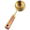 Wooden Handle Measuring Spoon 10ml Coffee Spoon Simple Tea Scoop Home