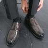 Брендовые мужские туфли-броги на шнуровке, модные, элегантные, формальные, новые, весна-осень, деловые, кожаные, повседневные