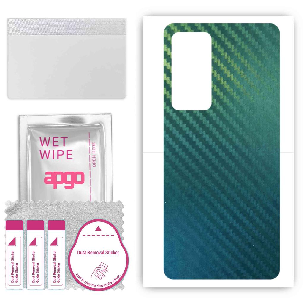 apgo Защитная наклейка-скин на заднюю панель, совместимая с Xiaomi Redmi K50 Ultra, Пленка-обертка, Фольга, Винил - Узор Карбон Хамелеон CAKA1