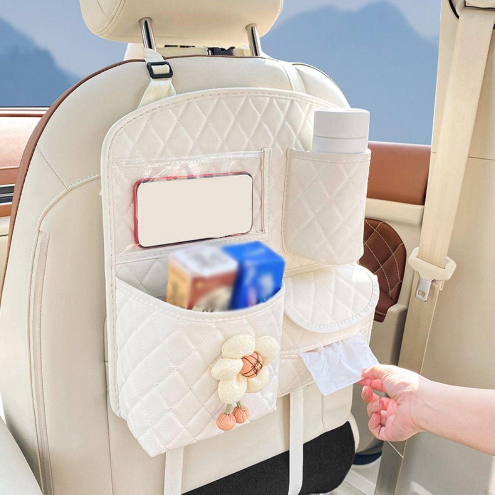 Бытовой органайзер для автомобильного сиденья с несколькими карманами Органайзер для заднего сиденья автомобиля Держатель для документов в машину Автомобильные принадлежности