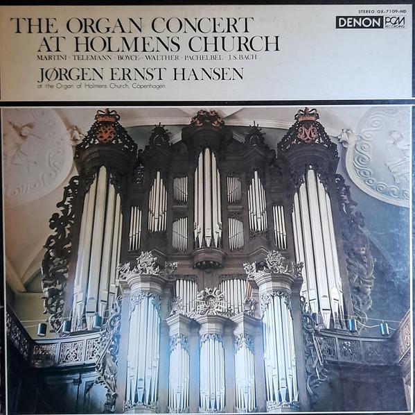 Виниловая пластинка JORGEN ERNST HANSEN - Органный концерт в церкви Хольменс OX7109ND Denon 1978 Япония Классика Б/у