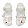 Crocs Классические клоги Розовый Голубой Мяу Звезда ЭВА Градиент Стильные Удобные и Универсальные Дырочные туфли для мужчин и женщин белый