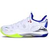 Li Ning Zhan Ji 3 Fabric Shock Absorbing Breathable Wear Resistant Non Slip Low Top Badminton Shoes Unisex Shoes White AYAS024-1