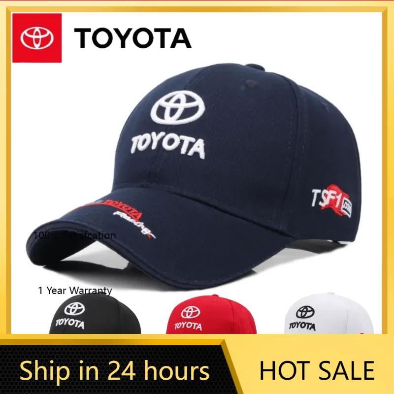Колпаки на колеса TOYOTA оригинальные Летняя спортивная кепка для улицы Вышивка Бейсболки Весна и Осень Наружная регулируемая повседневная кепка Солнце
