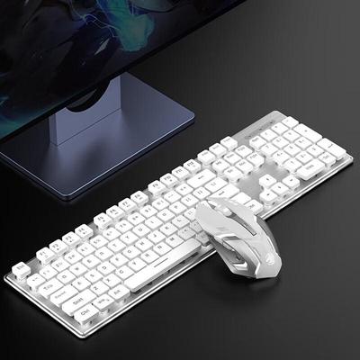 EWEADN X7S Перезаряжаемая Беспроводная Офисная Игровая Клавиатура и Мышь Комбо
