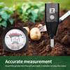 2 In 1 Soil Moisture Tester PH Acidity Humidity Tester Metal Sensor Probe Hygrometer For Potted Plant Greenhouse Garden Tool