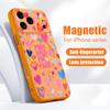 Чехол С Принтом Арбузные Сердечки Для iPhone 17 Pro Max Чехол iPhone 16 15 14 13 Pro Max Магнитный Для Magsafe Гибридный Тонкий Матовый Чехол