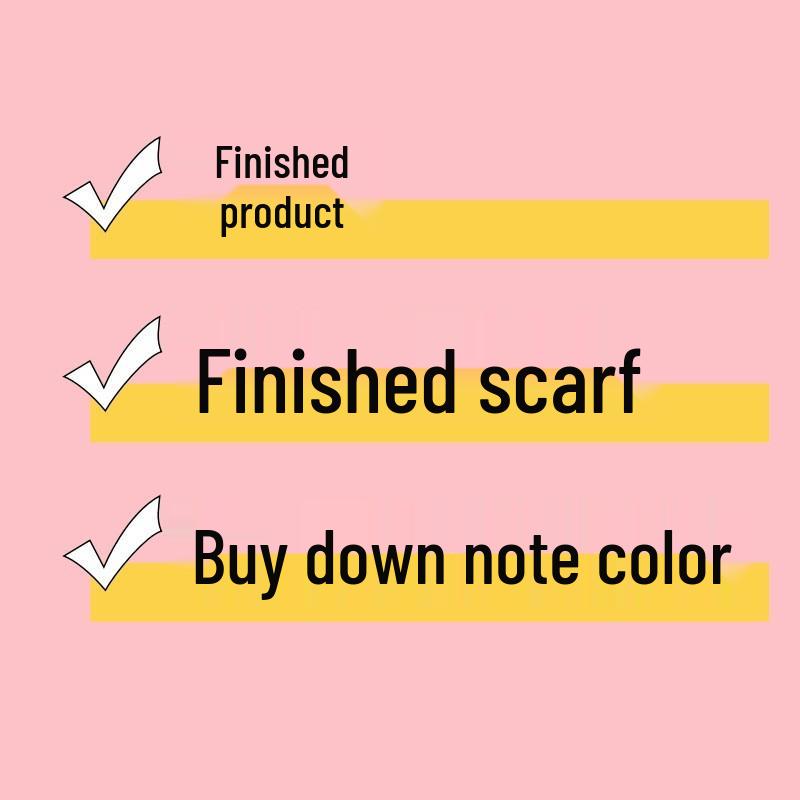 Карманный мишка Вязаный вручную шерстяной шарф Набор для DIY - Самодельный подарок для партнера