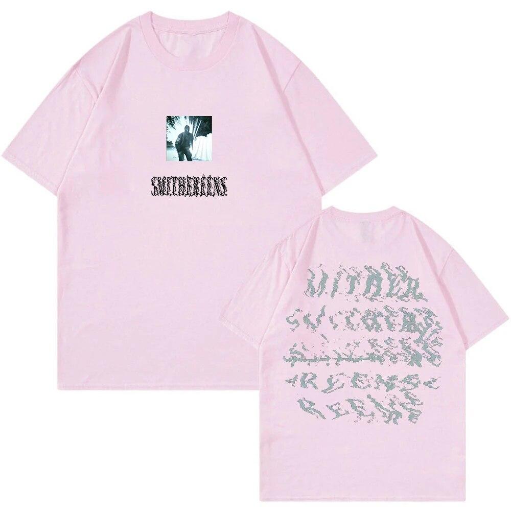 Футболка Joji Smithereens 2023 Pandemonium Tour Merch с круглым вырезом и короткими рукавами Harajuku Уличная одежда Женская модная одежда унисекс Унисекс