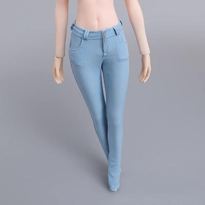 Аксессуары для фигурок cdtoys cd026 Светло-голубая Красивая Женщина Джинсы и голова не [TOYBARJAPAN] 1/6 / (Тело включено)