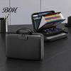 Portable Storage Case Fireproof Document Box with Combination Lock, Hard Shell File Organizer, EVA Protection Multi Compartment Waterproof for